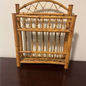 Bamboo Wall Decor Display Shelf